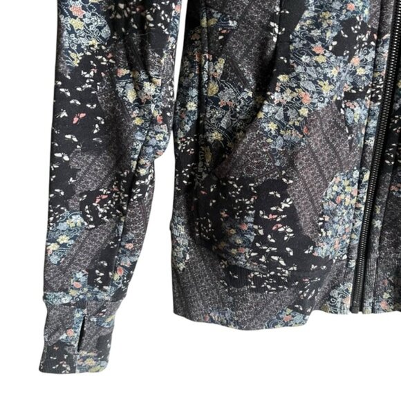 Lululemon Scuba Hoodie Sz 6 Light Cotton Fleece Assemblage Alpine Multi - Picture 5 of 16